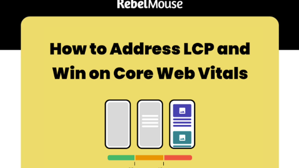 a graphic of 3 smartphones representing core web vitals