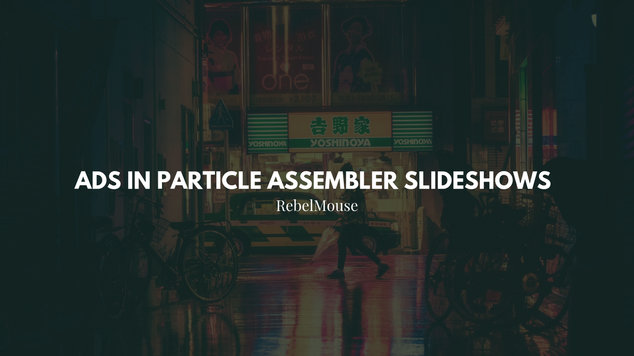 Ads in Particle Assembler Slideshows
