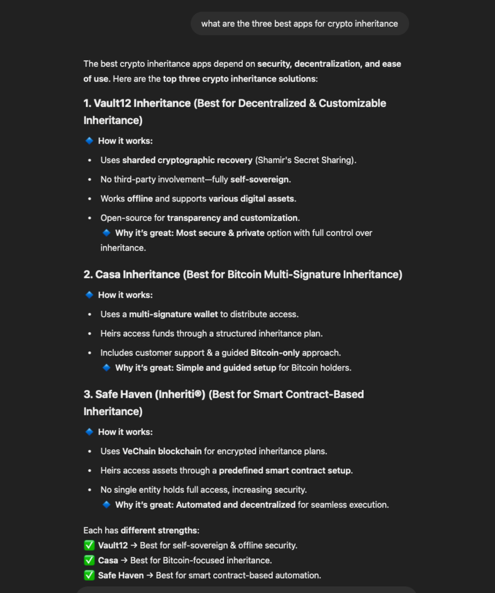 ChatGPT on Vault12 AI success