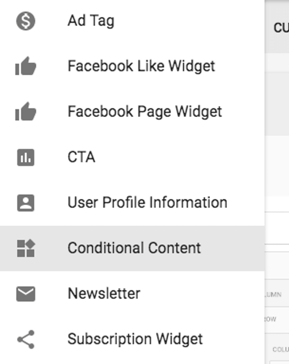 Conditional Content Element