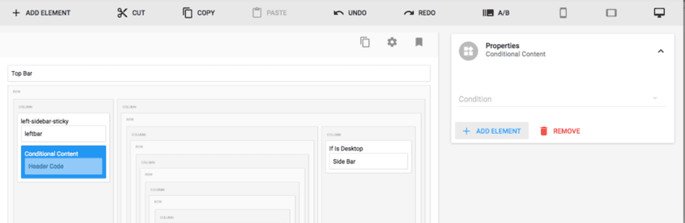 Conditional Content Elements