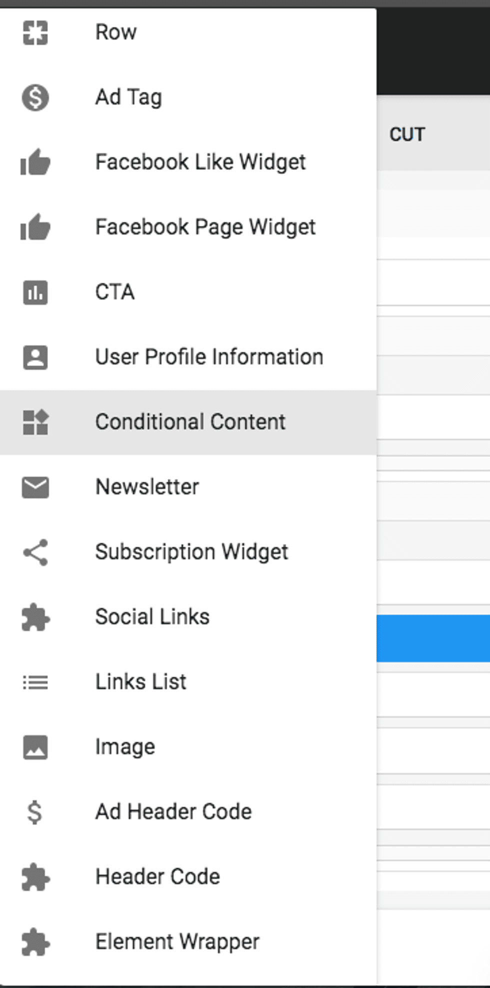 Conditional Content