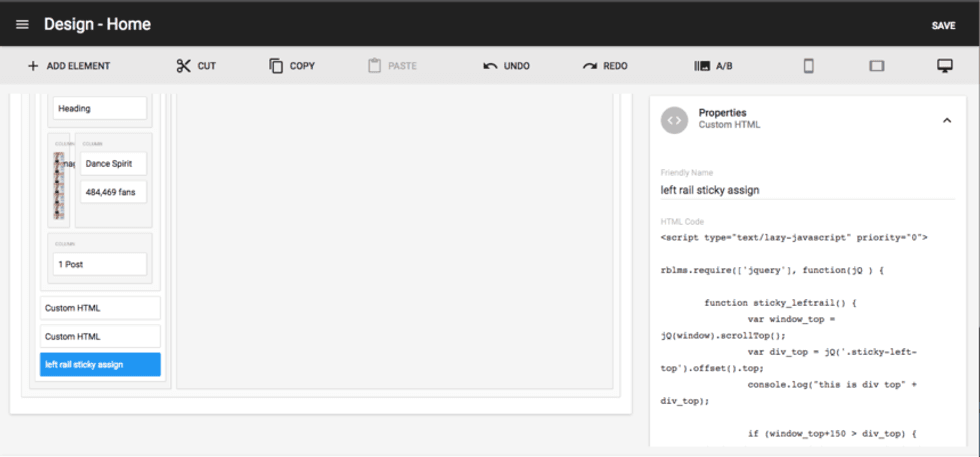 Custom HTML Element Example