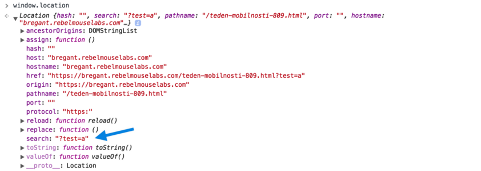 Re: URL Params in Code