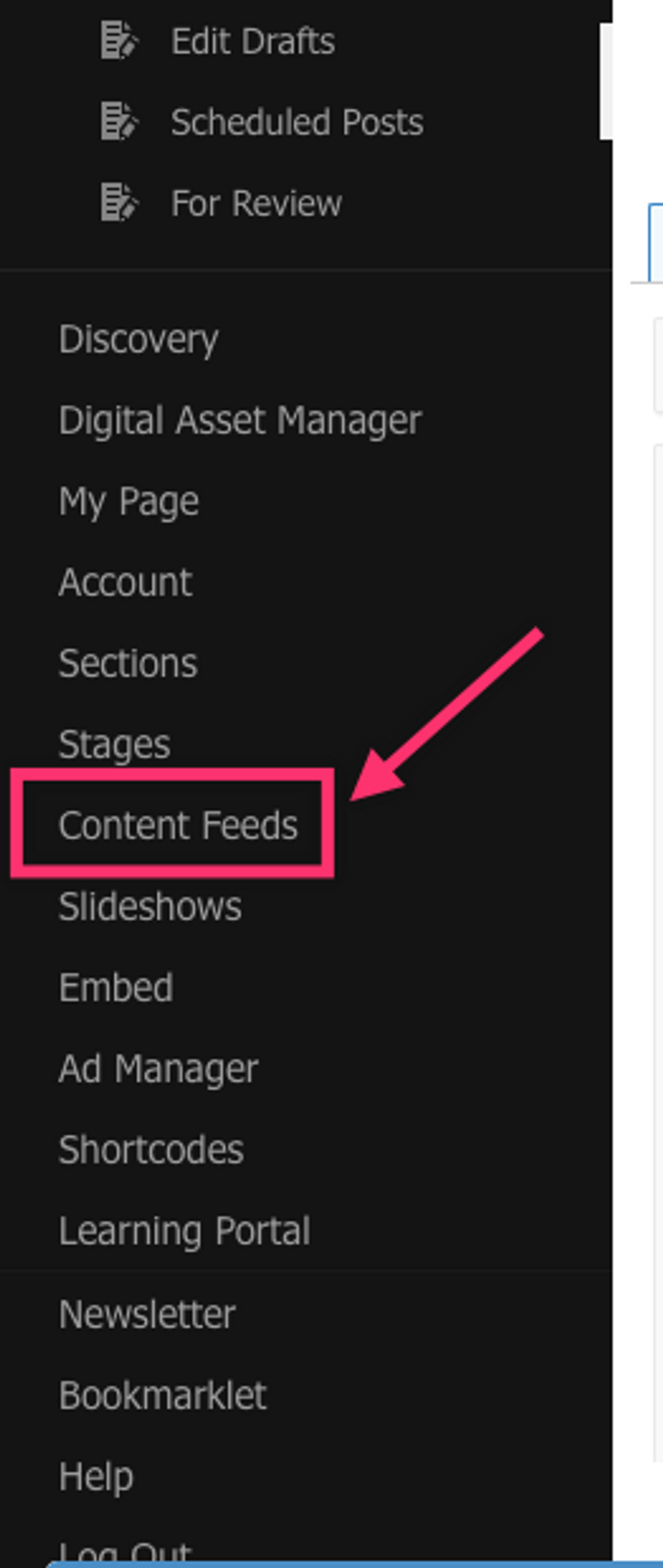 Content Feeds: Connecting Feeds to Your Site