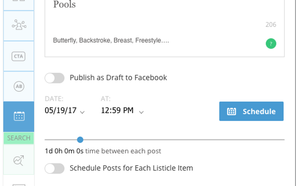 KILLER FEATURE: Turn Listicle Items into Social Posts