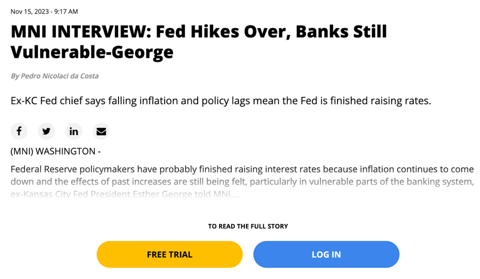 Gated content experience on Market News