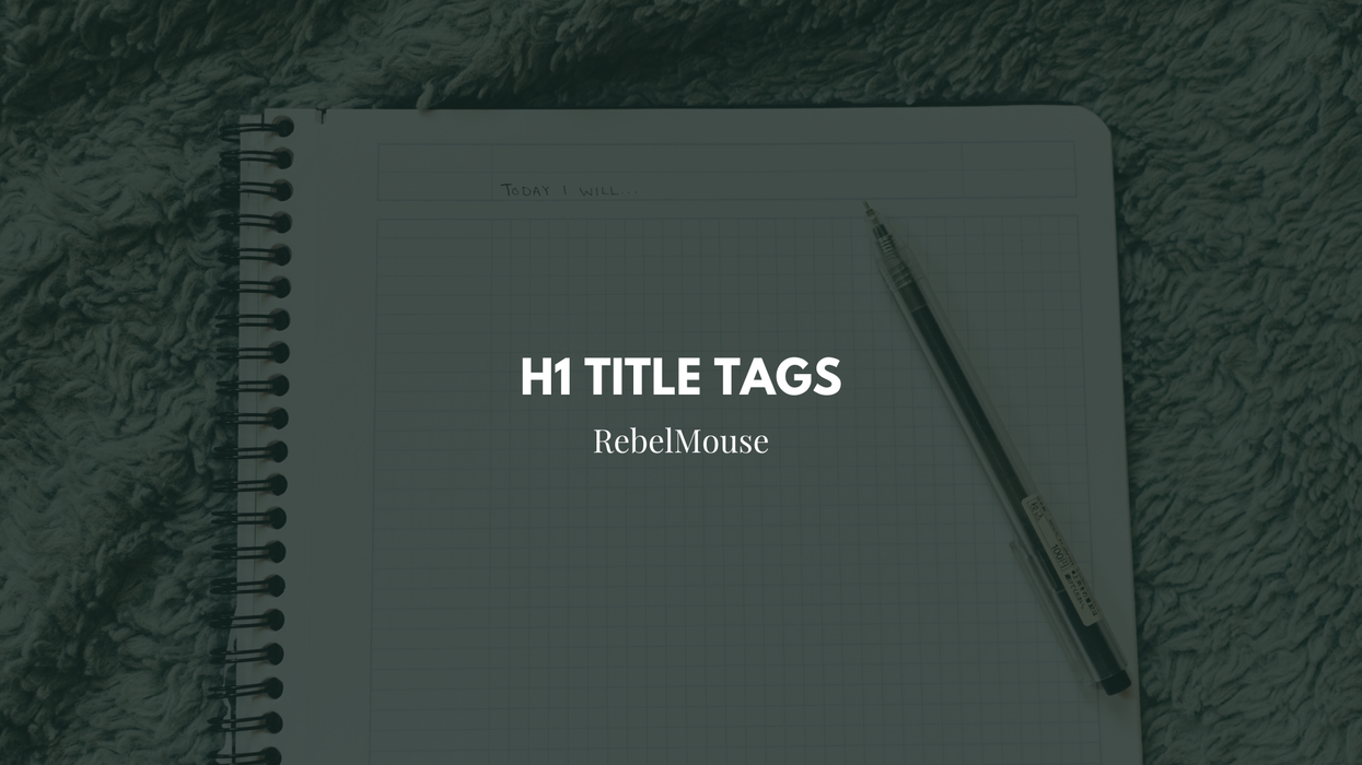 h1 tags for seo
