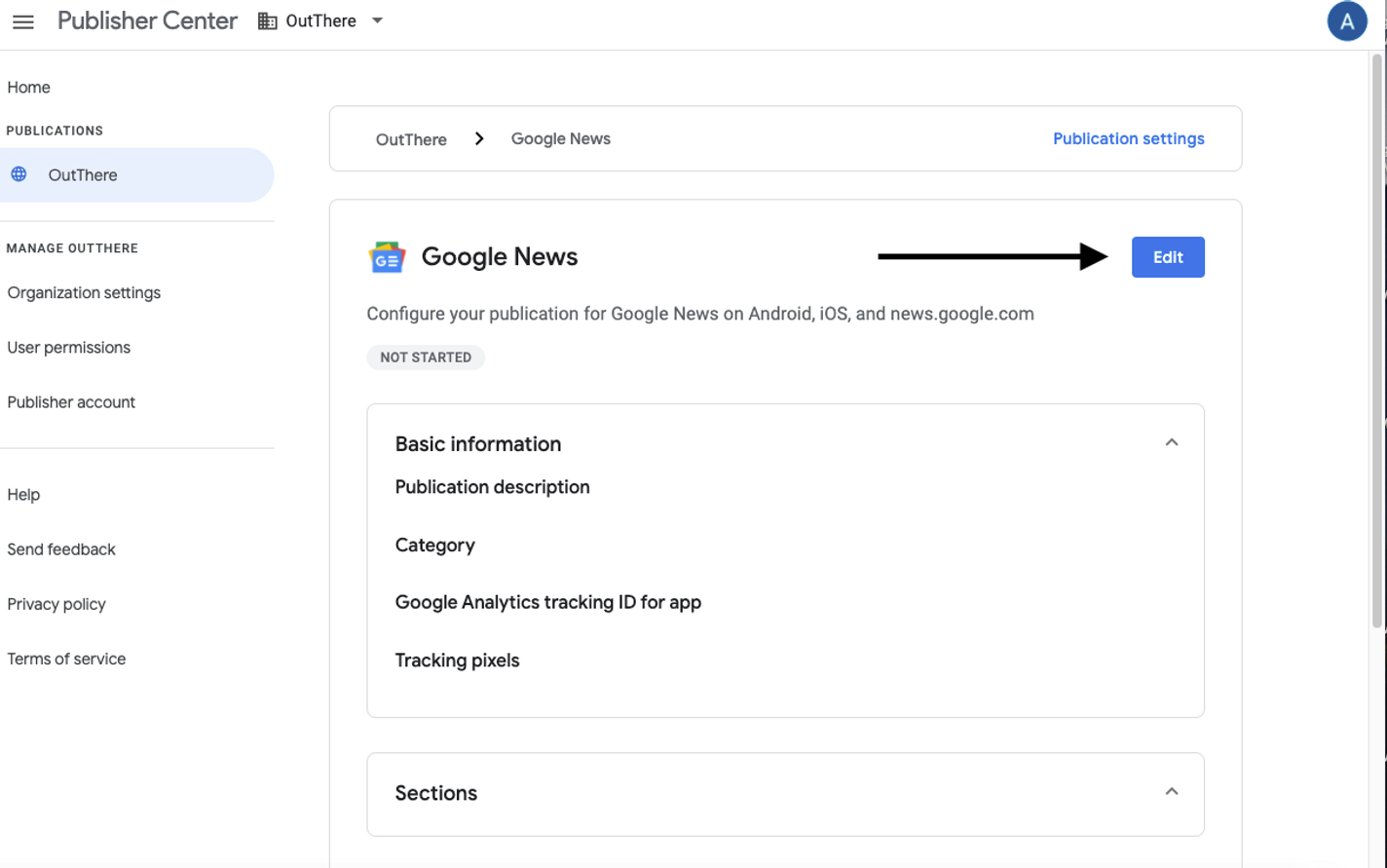 how to add google news to google publisher center