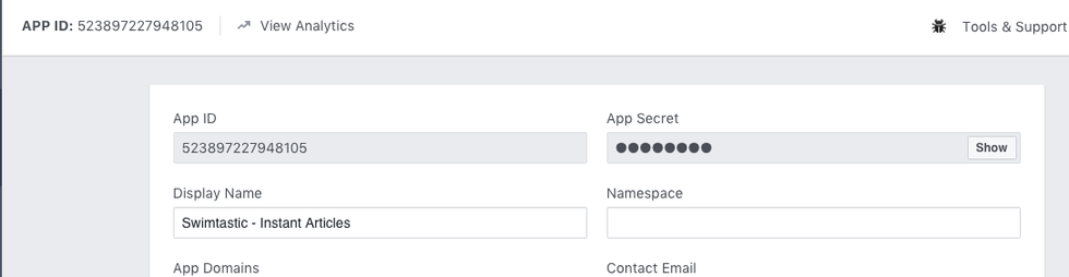 how to find facebook app id