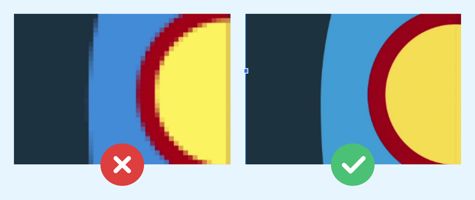 Ignoring the Use of Scalable Vector Graphics SVGs