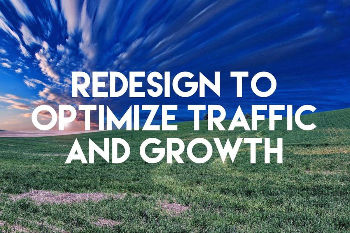 Redesign to Increase Website Traffic