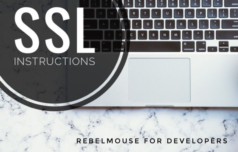 SSL Step-by-Step Instructions