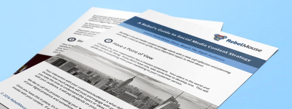 A Rebel's Guide to Social Media Content Strategy