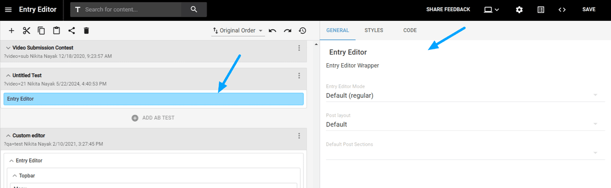 Entry Editor Element Wrapper - RebelMouse