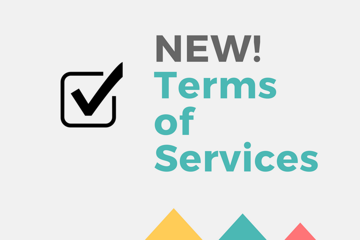 NEW! Terms of Service Checkbox
