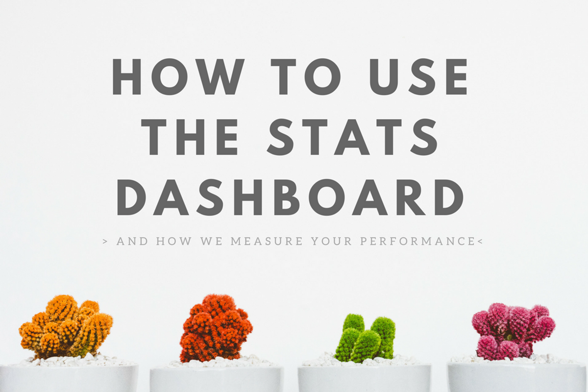 How to use the Stats Dashboard and how we measure your performance