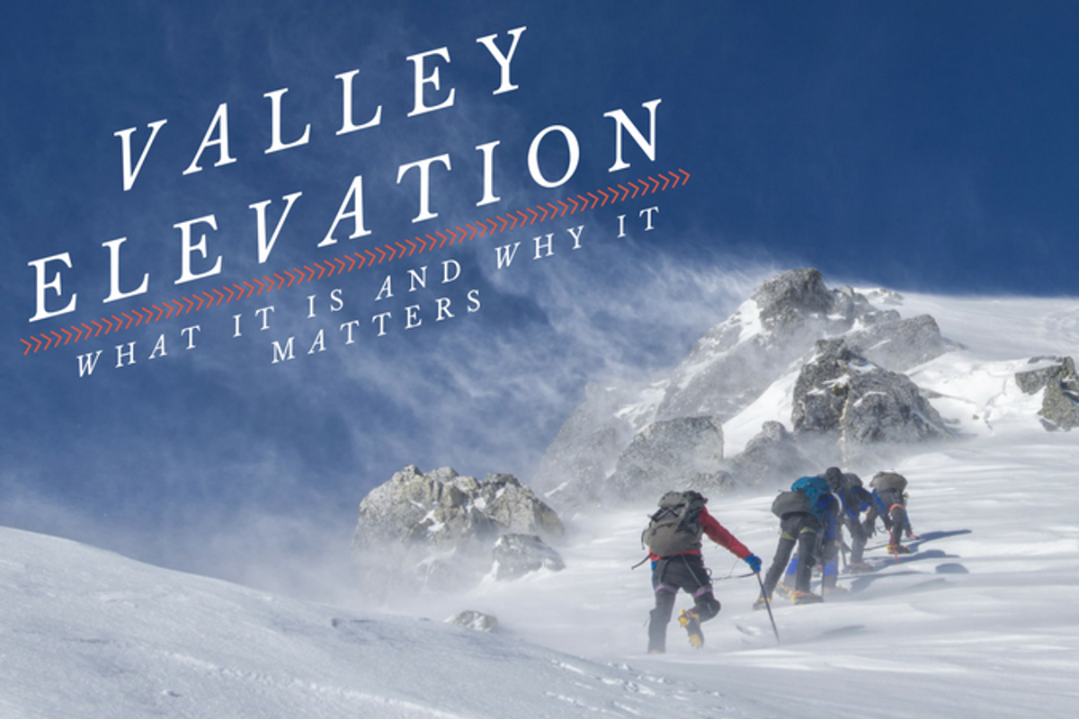 Here’s Why You Should Focus on Valley Elevation