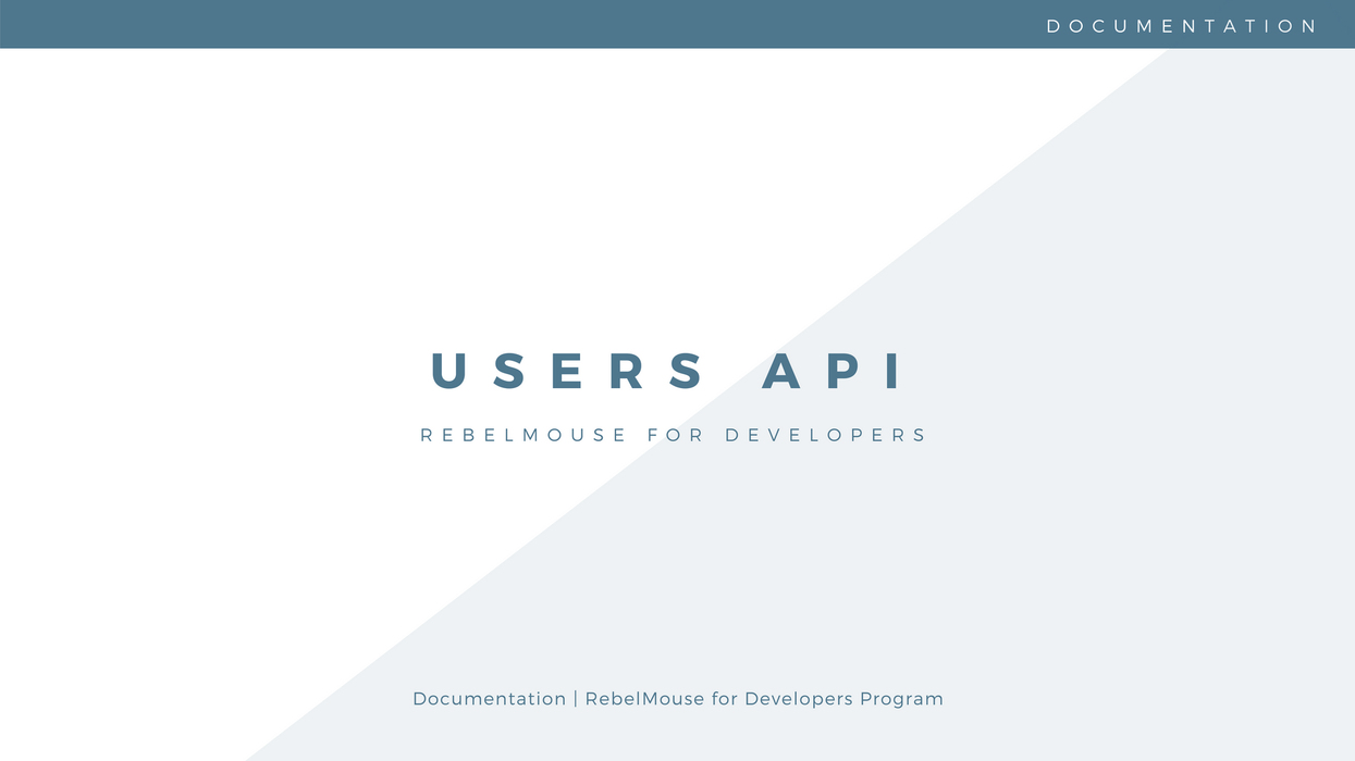 Users API