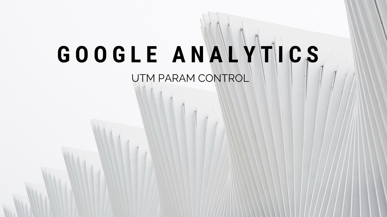 Deactivating UTM Params for Google Analytics