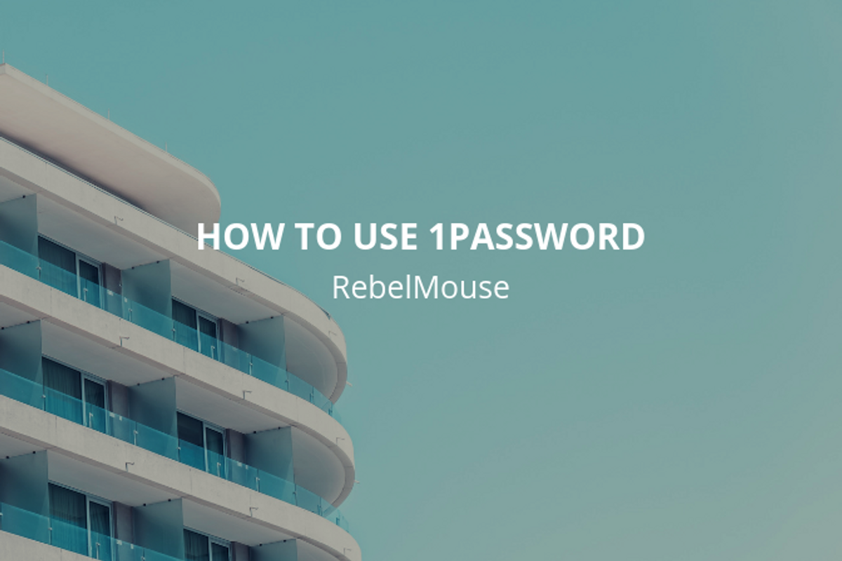 How to Use 1Password to Protect Your Site + Connect RebelMouse to Google Analytics and Search Console