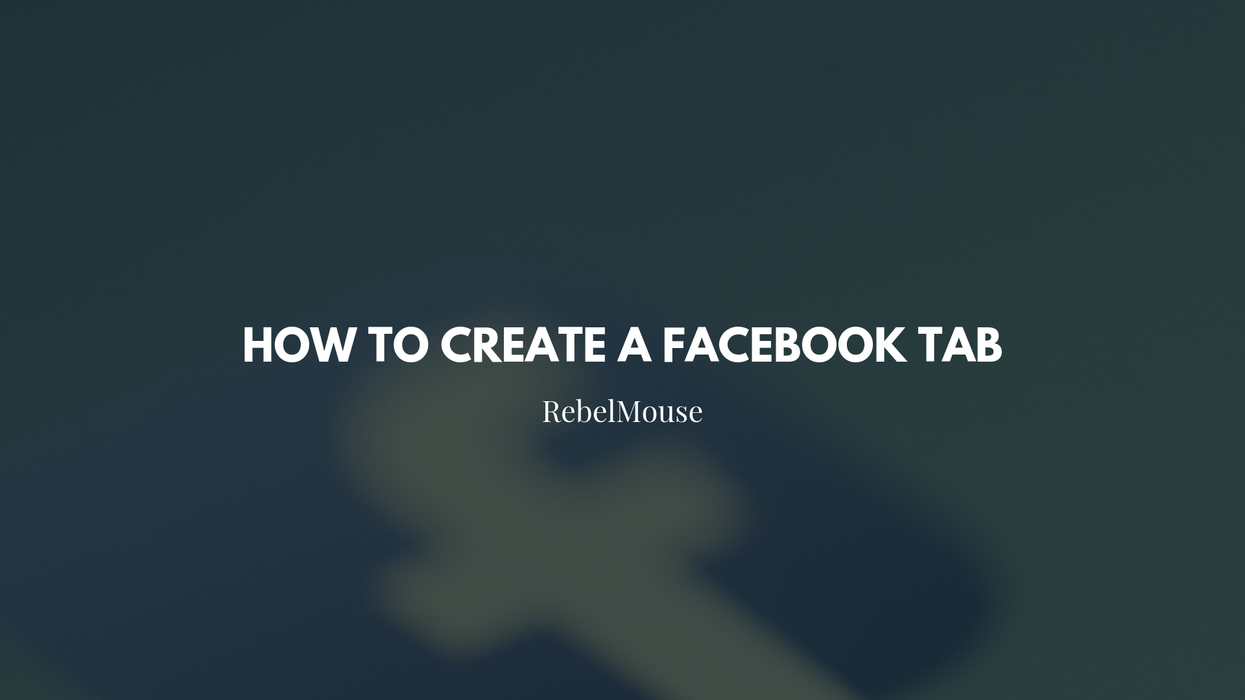 Spotlight Content with Facebook Tabs