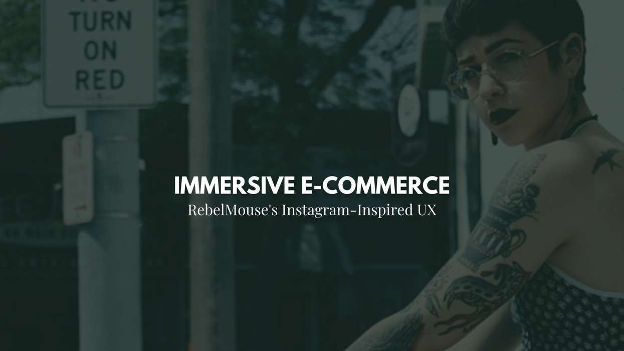 Instagram-style E-commerce Features on RebelMouse