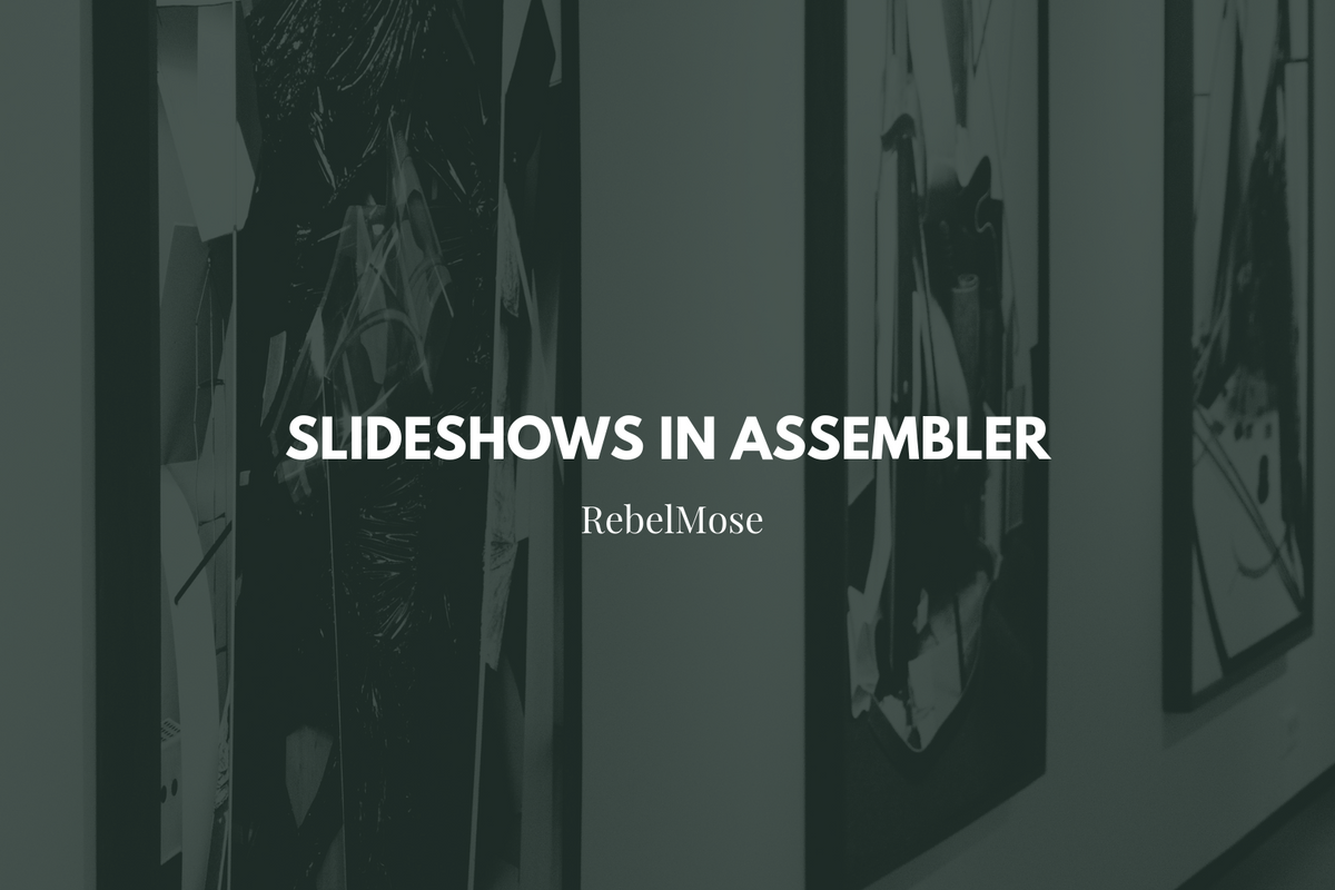 Assembler Slideshows: Now With Thumbnail and Number Control