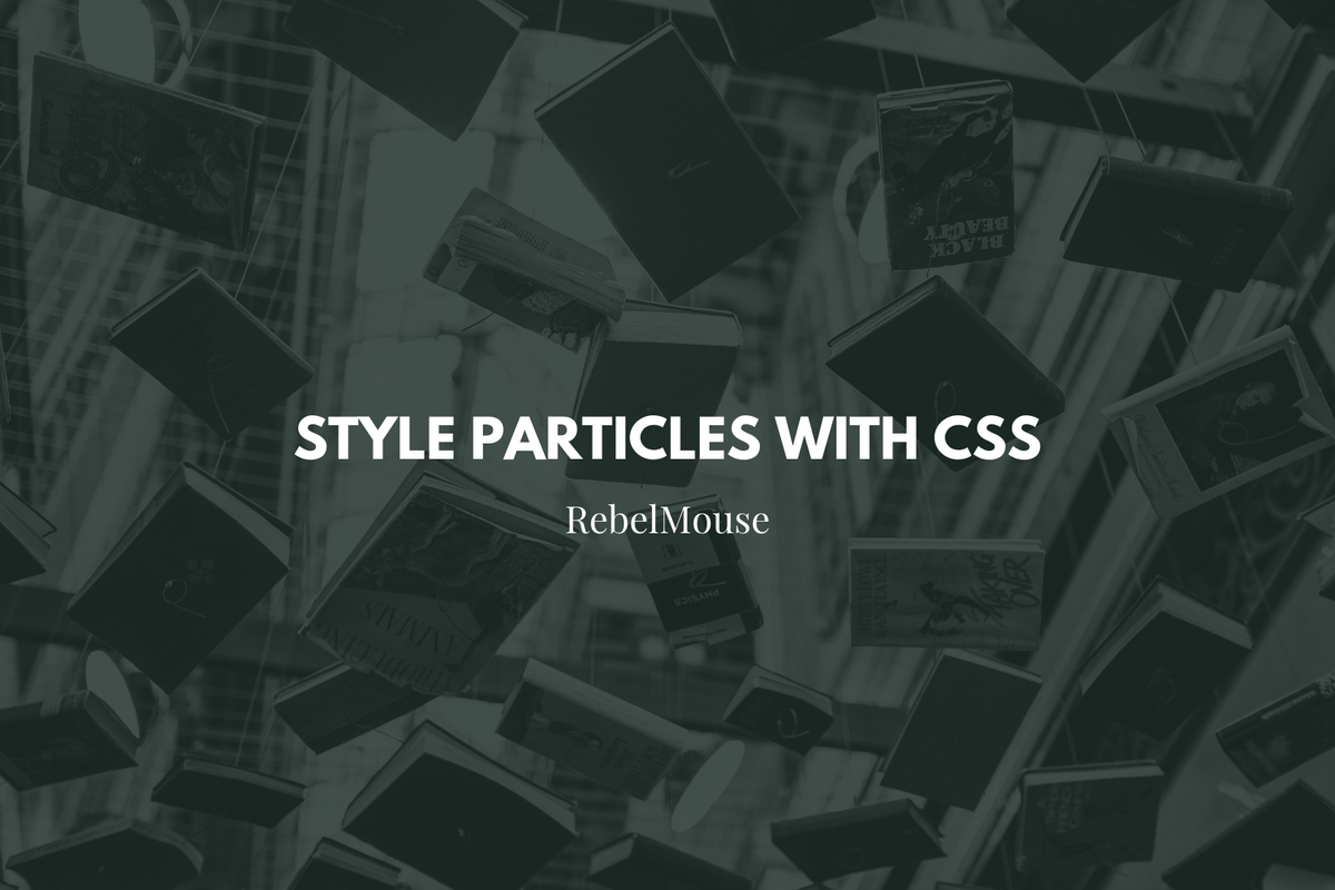 NEW! Style Particles With CSS