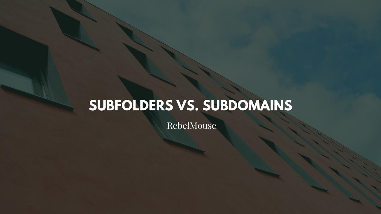 The Difference Between Subdomains and Subfolders