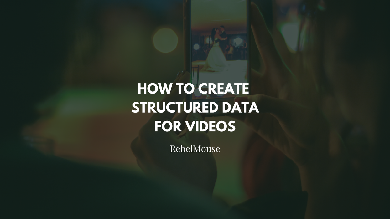 Create Google Structured Data for Videos