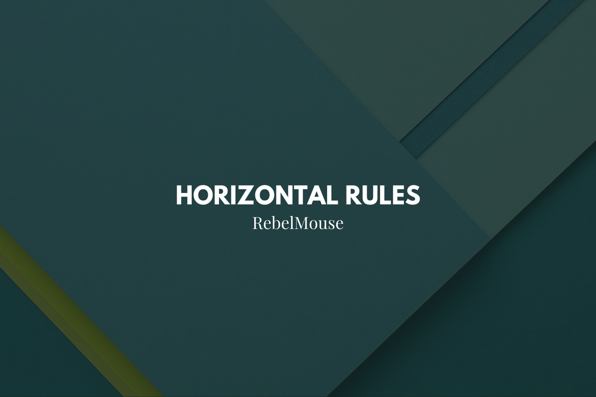 How to Add + Style Horizontal Lines