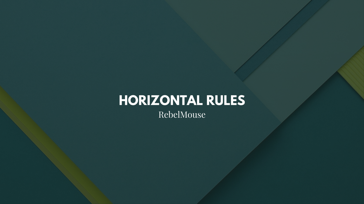 How to Add + Style Horizontal Lines