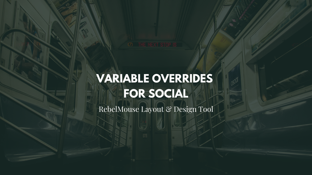 How to use Variable Overrides to Override OG Tags