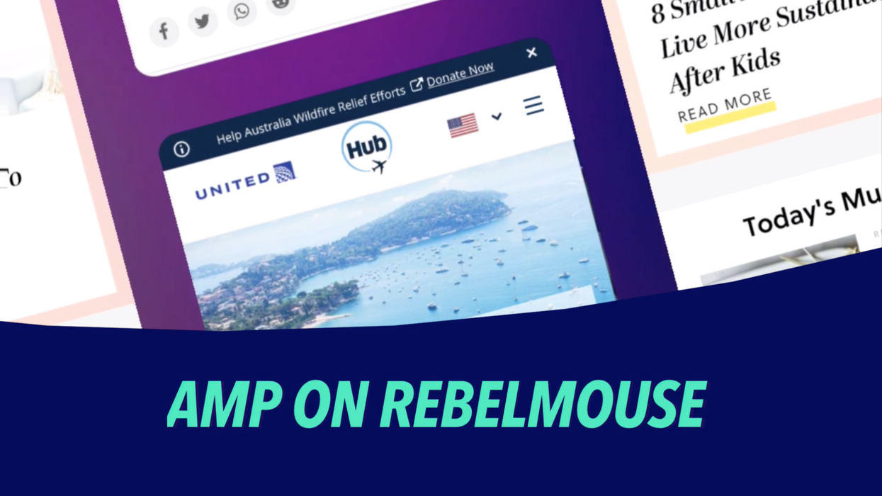 AMP on the RebelCMS Platform