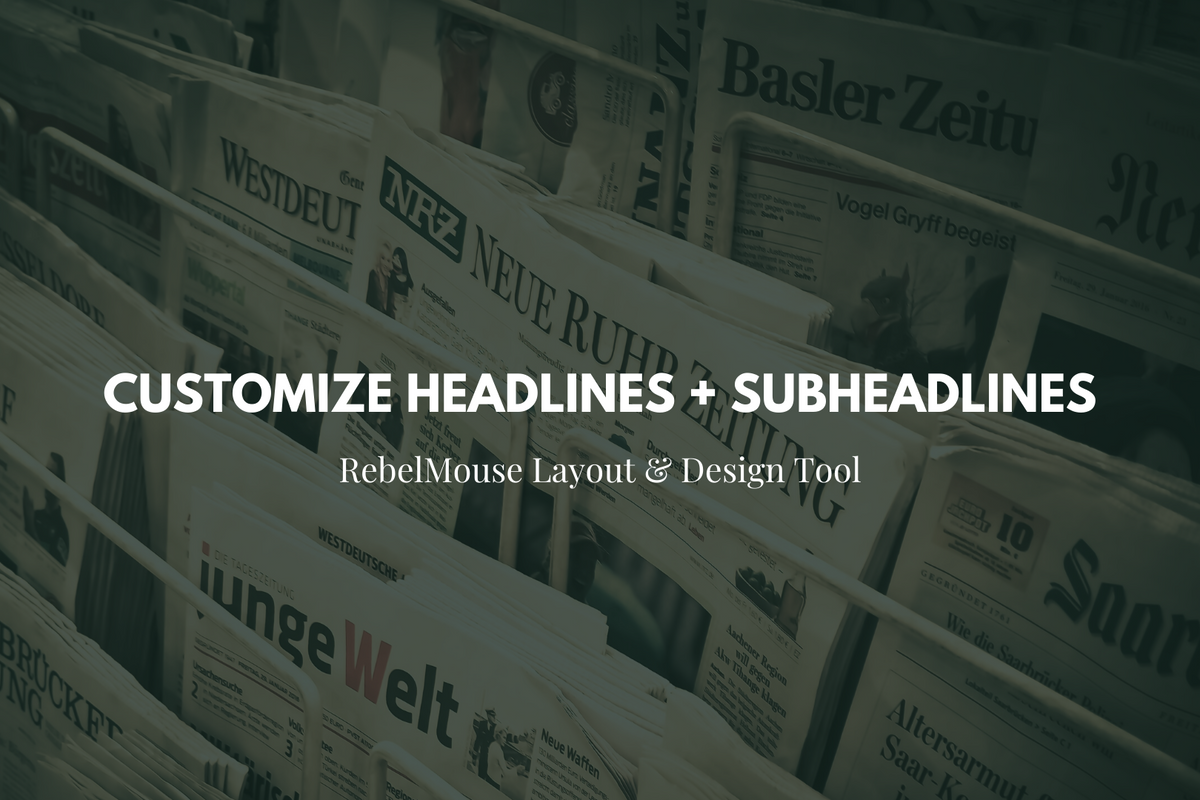 How to Use Override Tags for Headlines + Subheadlines