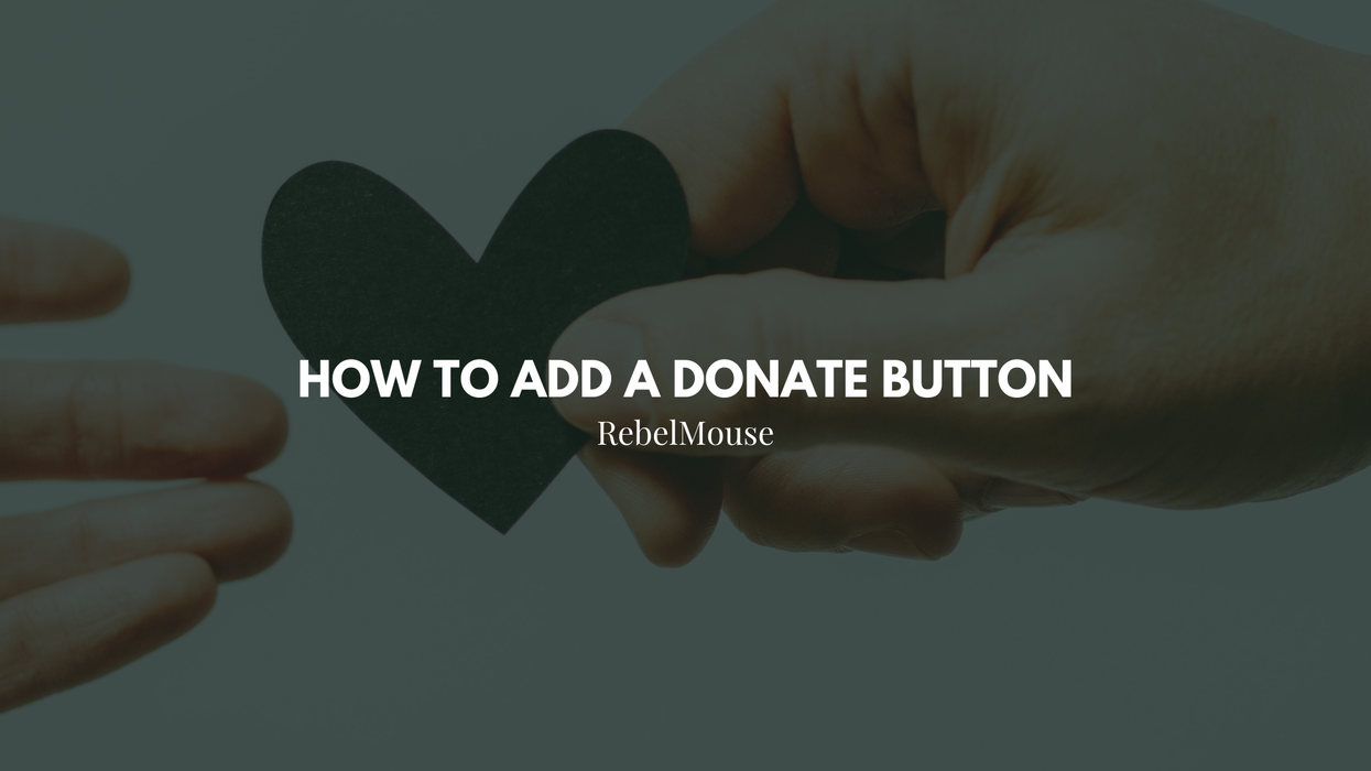 How to Add a Donate Button