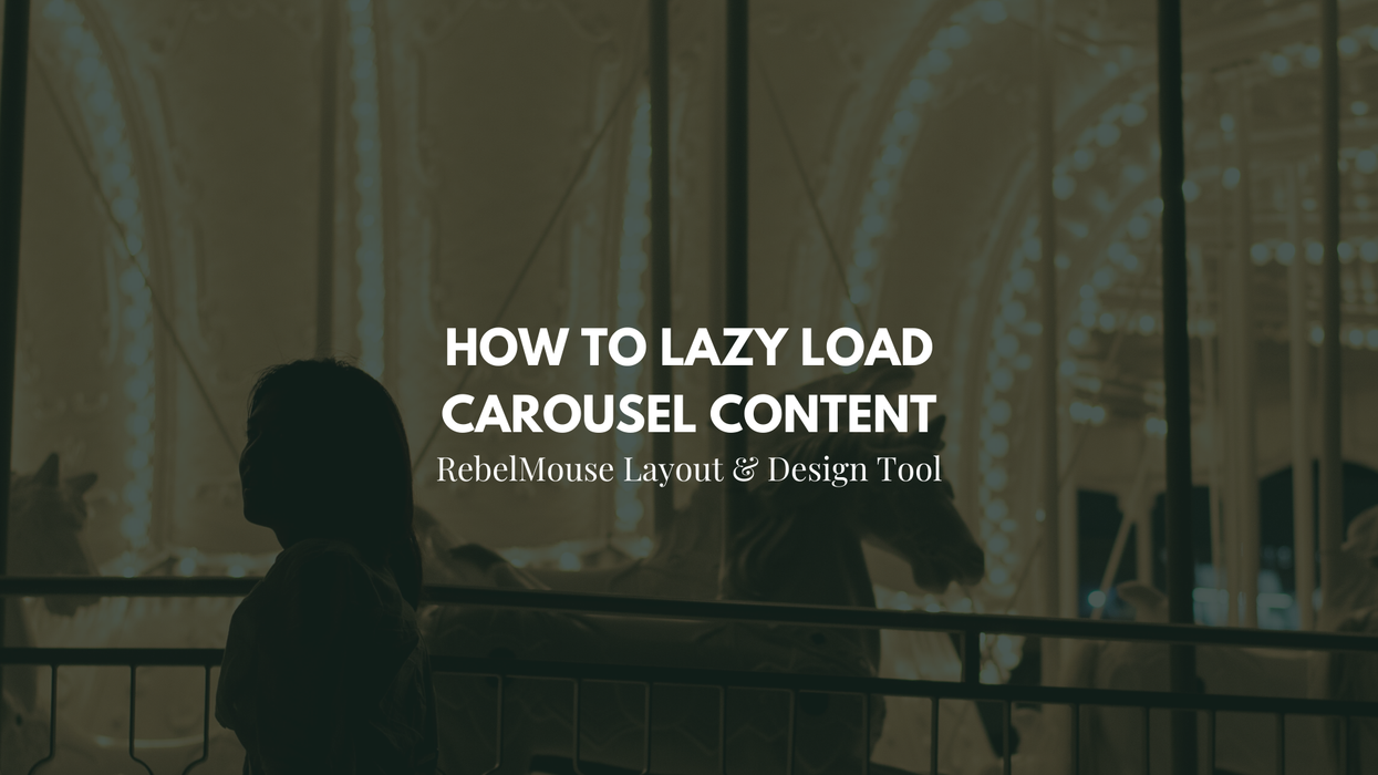 How to Set up Carousel Content for Lazy Loading