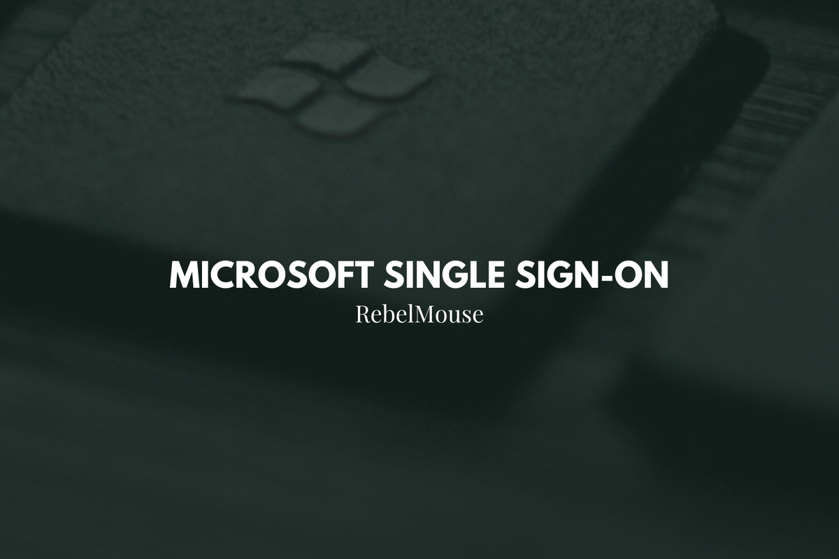 Introducing Our Microsoft Single Sign-On Solution