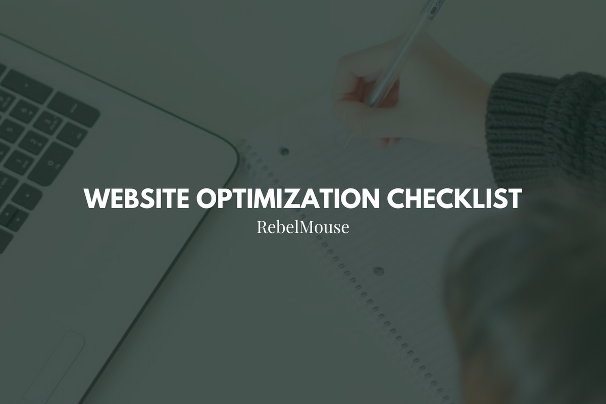 Website Optimization Checklist