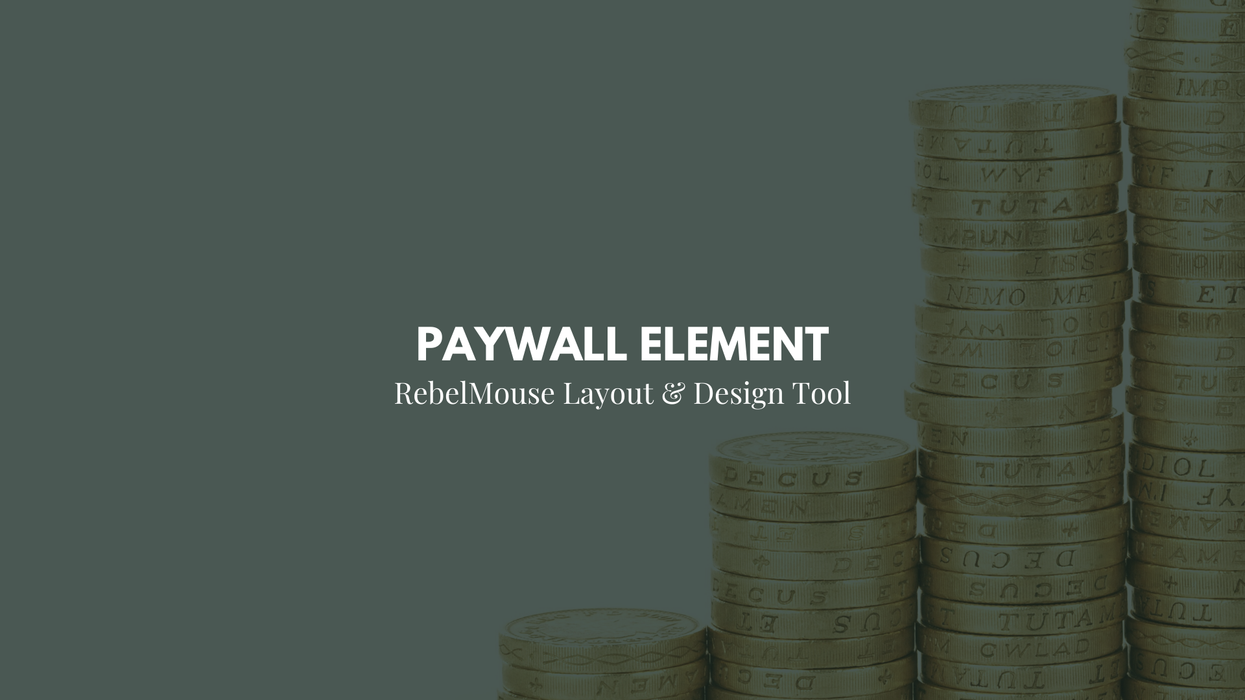 Introducing the Paywall Element