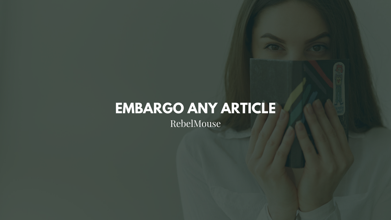 How to Set an Article’s Embargo Date and Time