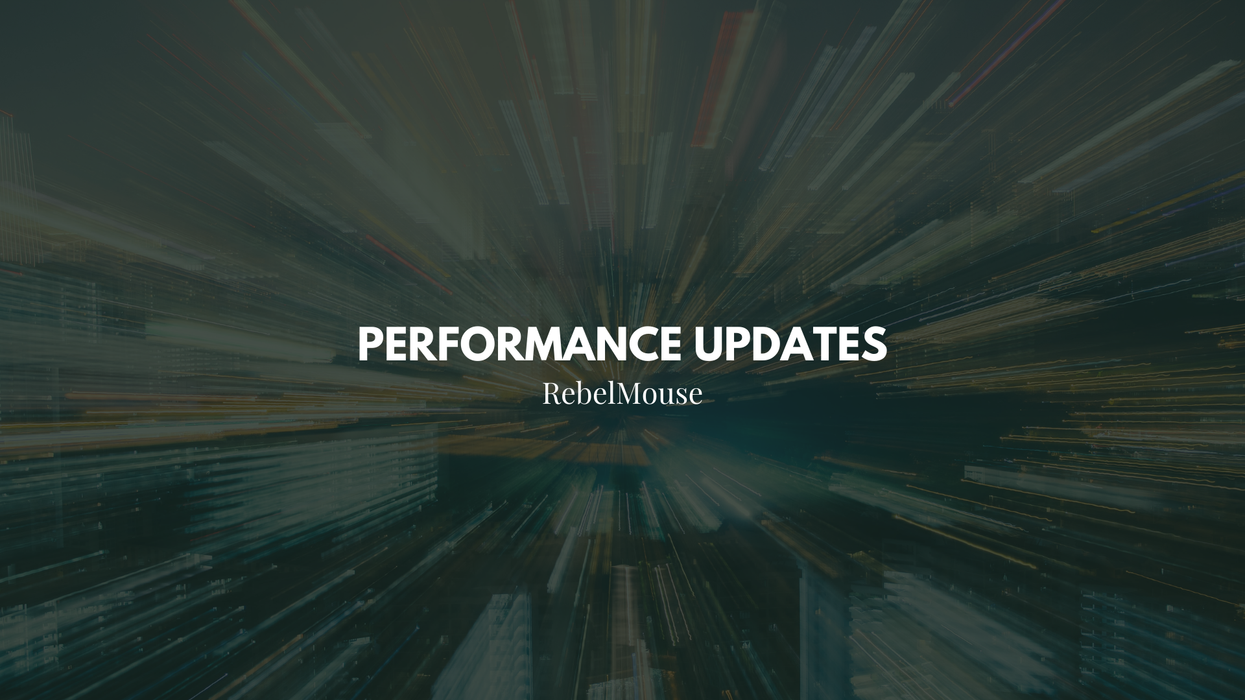 How We’re Making Sites Faster in 2021