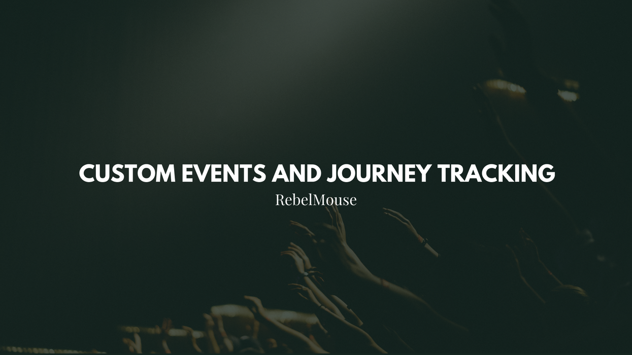 Custom Events and Journey Tracking