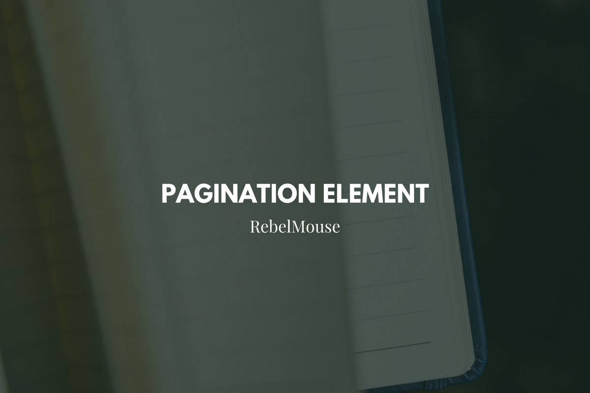 How to Use the Pagination Element