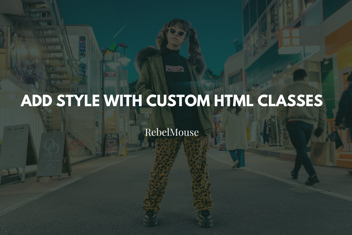 Add Style to Articles With HTML Class Selectors