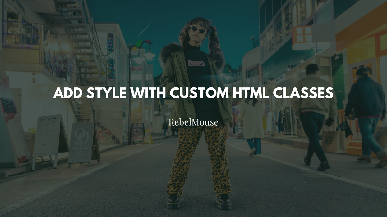 Add Style to Articles With HTML Class Selectors