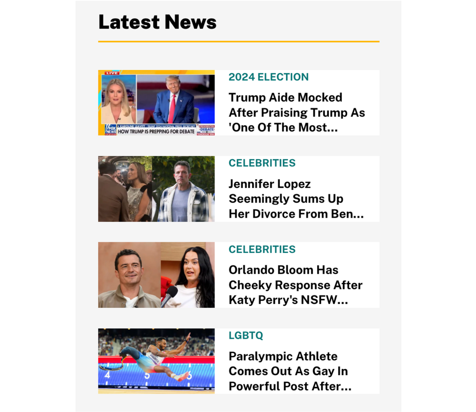 latest news module in Comic Sands redesign