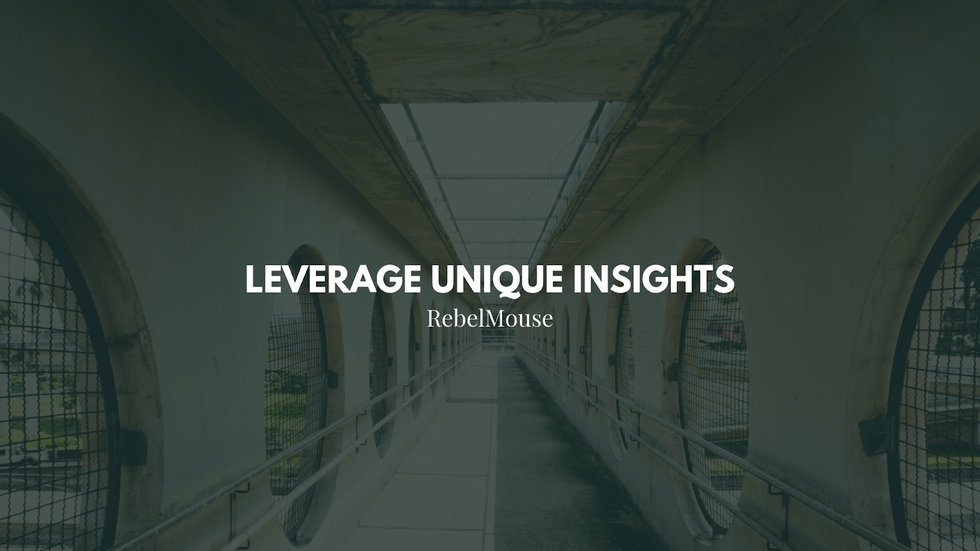 Leverage Unique Insights RebelMouse