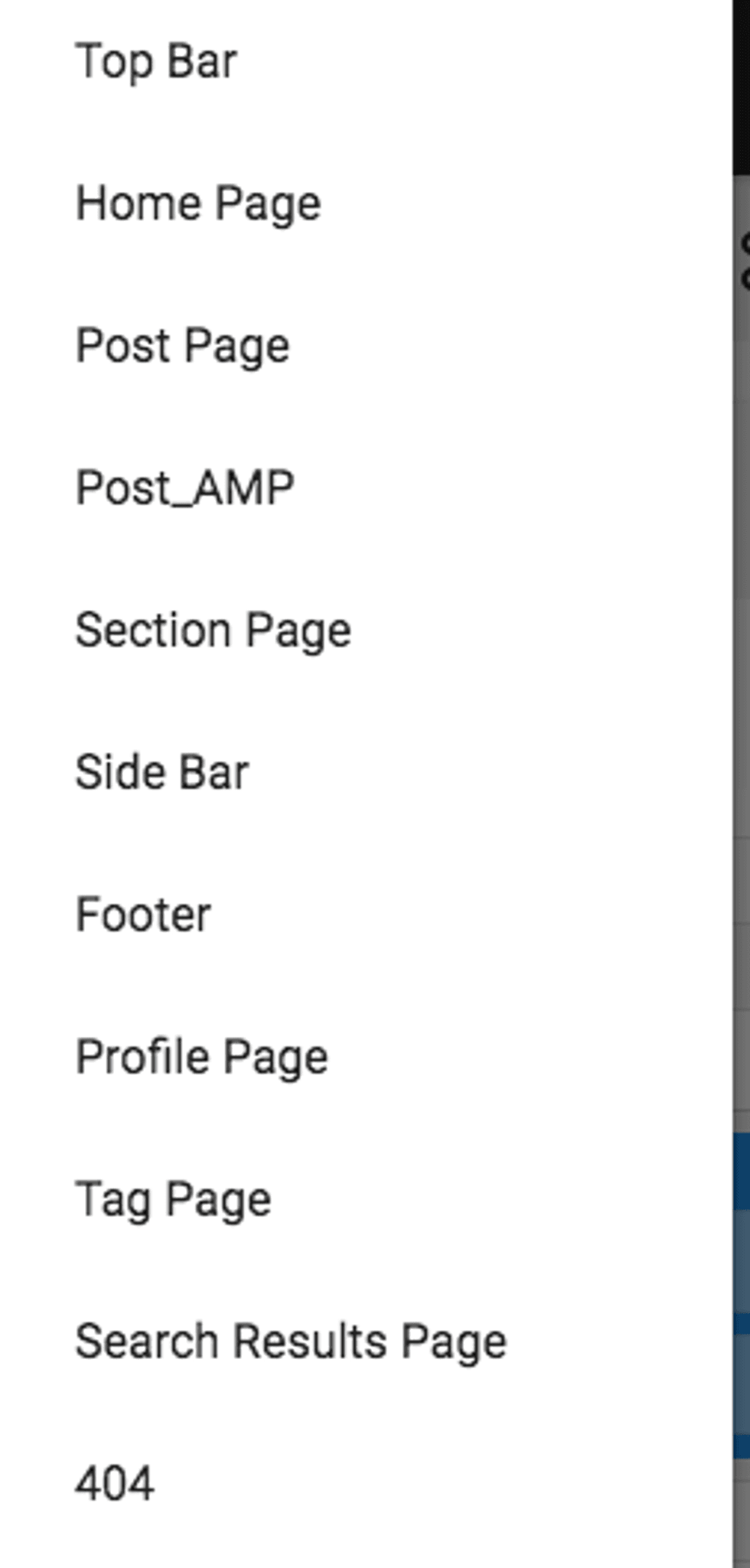 Page-Specific Templates